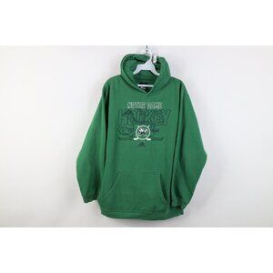 Vintage Adidas Mens Small Faded Notre Dame University Hockey Hoodie Sweatshirt